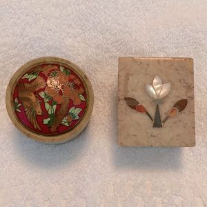 Stone Trinket Boxes